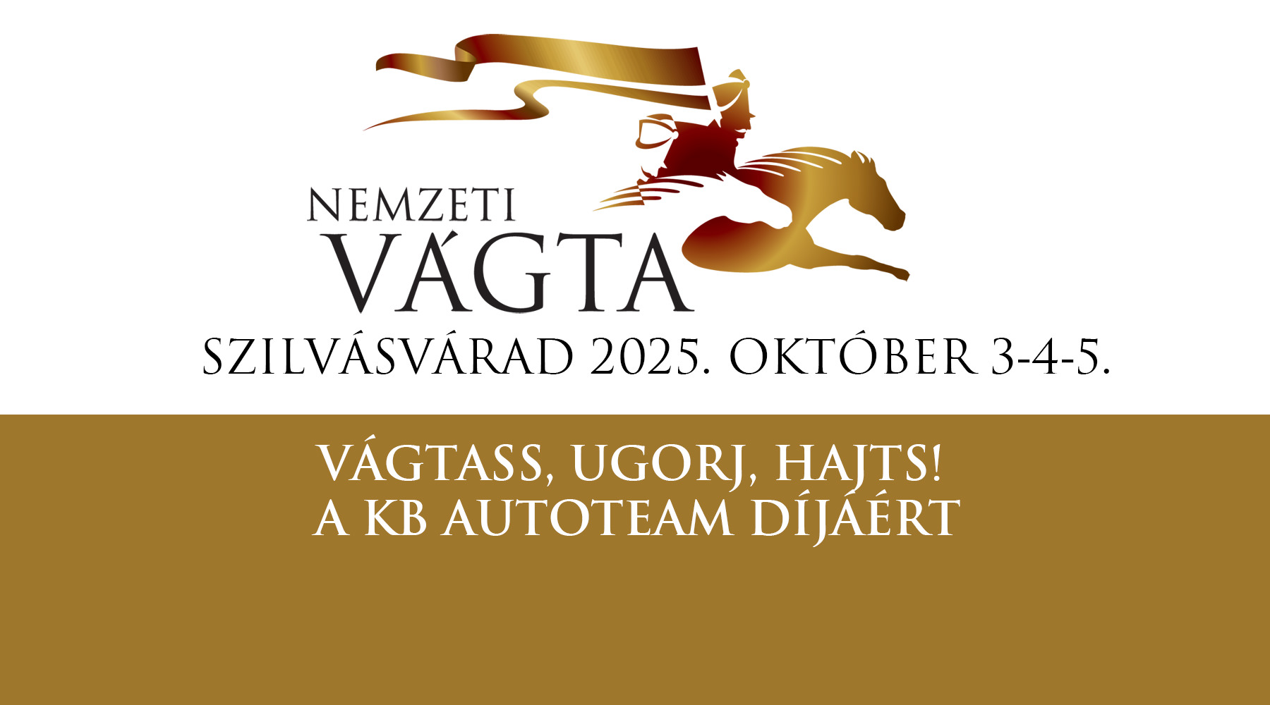 Vágtass, ugorj, hajts! a KB Autoteam díjáért [2025] - Nemzeti Vágta